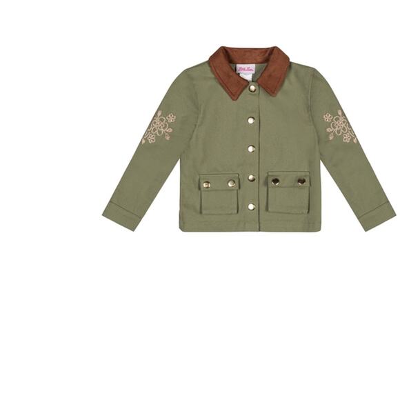 Little Lass Toddler Girls' Jacket, Tee, and Pant 3-Piece Set, Sizes 2T (17) - Picture 4 of 6